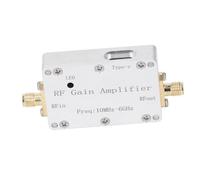 Fabater Amplificador de Ganancia RF de bajo Ruido de 10 DB Módulo de Señal Profesional de 10 MHz-6 GHz, Amplificador Receptor LNA Tipo C 5 V SMA Hembra Diseño Compacto de Aleación de Aluminio