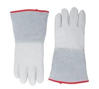 Fabater Anticongelantes de Nitrógeno Líquido de Piel de Vaca de 36 Cm para Manipulación de Hielo Seco, Protectores contra el Frío Engrosados -40 °F a -500 °F, de Baja Temperatura de Triple Capa