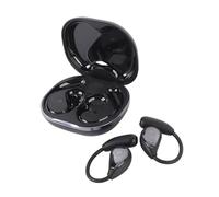 Fabater Auriculares de Traducción Bluetooth Diseño de Control Táctil para una Comunicación sin Esfuerzo en 144 Idiomas para Turistas, Paquete de 2 (Black)
