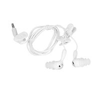 Fabater Auriculares Impermeables IP68 con Conector de 3,5 Mm, Auriculares de Conducción ósea con Tapones para los Oídos Reemplazables para Nadar, Correr, Surfear, Ergonómicos de Cable Corto, Diseño