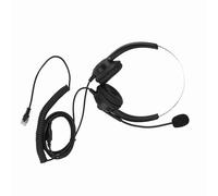 Fabater Auriculares para Centro de Llamadas con Cancelación de Ruido, Orejeras Giratorias de 330°, Auriculares Inalámbricos para Teléfono con Sonido sin Pérdidas, Micrófono de 2,5 Mm para Trabajo en