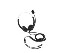 Fabater Auriculares para Centro de Llamadas con Cancelación de Ruido, Orejeras Giratorias de 330°, Auriculares Inalámbricos para Teléfono con Sonido sin Pérdidas, Micrófono de 2,5 Mm para Trabajo en