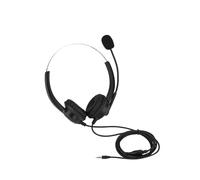 Fabater Auriculares para Centro de Llamadas con Cancelación de Ruido, Orejeras Giratorias de 330°, Auriculares Inalámbricos para Teléfono con Sonido sin Pérdidas, Micrófono de 2,5 Mm para Trabajo en