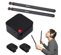 Fabater Baquetas de Aire, Batería Electrónica Virtual, Batería de Práctica Portátil con Pedales, Batería Eléctrica con Detección de Movimiento 3D para el Hogar y la Fiesta