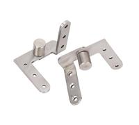 Fabater Bisagras Pivotantes para Puerta, Bisagra Empotrada de Acero Inoxidable Giratoria de 270 Grados, Resistente para Gabinetes, Puertas Batientes de Cafetería y bistró, Carga Máxima de 130 Libras,
