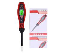 Fabater Bolígrafo Digital de Prueba de Voltaje de CA con Punta de Destornillador, Detector de Voltaje NCV, Retroiluminación LCD, Probador de Cable Vivo/neutro, V, Alarma de Luz de Sonido de Doble