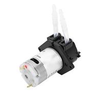 Fabater Bomba Dosificadora Peristáltica de 12V, 3x5mm, Cabezal de Tubo para Análisis Químico de Laboratorio de Acuario, Autocebante CW/CCW (BLACK)