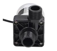 Fabater Bomba Sumergible Pequeña de 12 V CC, 800 L/h, Bomba de Agua Silenciosa para Fuente, sin Escobillas, IPX8, Resistente Al Agua, Rendimiento Estable, Ahorro de Energía para Peceras, Acuarios,