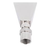 Fabater Boquilla de Fuente en Forma de Abanico de Acero Inoxidable con Salida de Agua Grande para Fuentes Escénicas de Jardín y Parque Rosca Universal de 3/4 pulg. y 1 pulg.