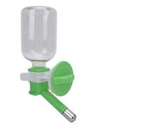 Fabater Botella de Agua para Perros Colgante de Acero Inoxidable con Diseño de Rodamiento de Bolas, Capacidad de 300 Ml para Perros y Gatos, Regula el Flujo de Agua, Fácil Instalación, Comedero de