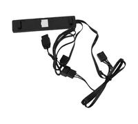 Fabater Cable de Extensión Divisor ARGB de 3 Pines Fácil de Instalar para Optimizar la Iluminación LED RGB 1 Unidad PVC Duradero (BLACK)