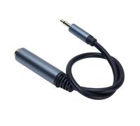 Fabater Cable de Extensión para Auriculares, Cable de Hembra de 6,35 Mm a Macho de 3,5 Mm, de Extensión de Sonido Estéreo con Núcleo de Cobre Chapado en Oro para Guitarra, Piano, Mezclador, Teléfono