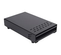 Fabater Café -NoteBbox: Café de Acero Inoxidable de Acero Inoxidable Detrás del Recipiente para de la Oficina de Cocina, Caja Duradera para para Afuera (BLACK)