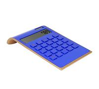Fabater Calculadora con Energía Solar Pantalla de 10 Dígitos, Calculadora de Energía Dual Portátil Ultradelgada con LCD Inclinado, Funciones Básicas y Financieras para Uso Comercial en la Oficina en