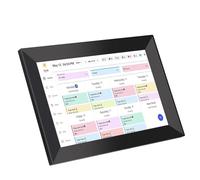 Fabater Calendario Digital, Calendario Electrónico WiFi Inteligente de 10,1 Pulgadas y Tabla de Tareas con Aplicación, Pantalla Táctil HD para Horarios Familiares, Planificador de Comidas, (Enchufe