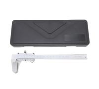 Fabater Caliper Vernier, Calibradores No Digitales de 0-6 Pulgadas / 0-150 Mm, ±0.03 Mm, Resolución de 0.02 Mm, Calibración Micrómetro de Acero Inoxidable, Herramienta de Medición
