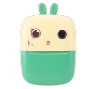 Fabater Cámara de Impresión Pequeña Micro Portátil 1080p 80mp AI Cámara de Tecnología de Fotos Inteligentes para la Exploración del Mundo Colorido Ideal para Estudiantes y Aficionados (Green)