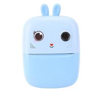 Fabater Cámara de Impresión Pequeña Micro Portátil 1080p 80mp AI Cámara de Tecnología de Fotos Inteligentes para la Exploración del Mundo Colorido Ideal para Estudiantes y Aficionados (Blue)