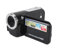 Fabater Cámara de Vídeo Digital, Videocámara Full HD 1080P, Zoom Digital de 16 MP 16x, Pantalla LCD de 2 Pulgadas,con Antivibración Electrónica,para Youtube Vlogging Travel Wedding (Black)