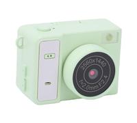 Fabater Cámara Tamaño Palma, Cámara Selfie CCD de Grabación de Vídeo 1440P con Pantalla Abatible de 180°, Luz de Relleno Suave y Correa Antipérdida para Grabación Diaria y Selfies (Verde Claro)