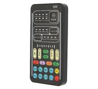 Fabater Cambiador de Voz, 8 Cambios de Sonido 8 Efectos de Sonido Mini Tarjeta de Portátil, Mini Cambiador de con Interfaz de 3,5 Mm para Teléfono Móvil, Computadora, Tableta, Juego, Transmisión en