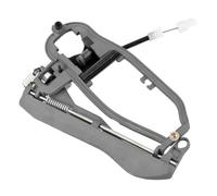 Fabater Carcasa del Soporte del Portador de la Manija de la Puerta del Coche para X5 Off Road E53 Delantero Izquierdo 51218243615 Reemplazo Directo de Aleación de Zinc (Delantero izquierdo)