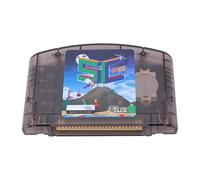 Fabater Cartucho de Juego de Código Abierto para N64, Flash Cart Compatible con SummerCart64 con Tarjeta de Memoria de 32 GB y USB Tipo C, Compatible con Juegos N64 64DD y ROM (Negro Transparente)