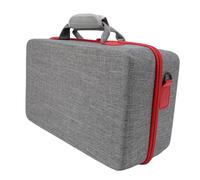 Fabater Case de Transporte de Carcasa Dura de Consola Delgada, Bolsa de Almacenamiento de Gran Capacidad para Controlador y Accesorios, Material de Nylon Impermeable, Algodón Absorbente de (Gray)