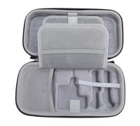 Fabater Caso de Almacenamiento con 20 Cuadrados de Tarjetas de Juego, Bolsa de Viaje de Rueda Dura Ligera para los Jugadores en Camino (Black)