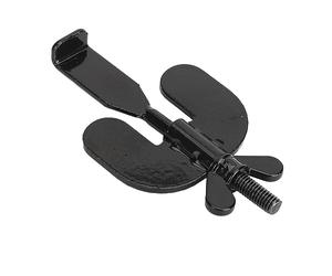 Fabater Cerradura de Seguridad para Puerta de Acero Inoxidable, Tapón de Puerta Resistente Portátil y Ajustable para el Hogar, Hotel, Escuela, Cerradura de Seguridad para Viajes (BLACK)