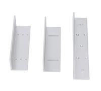 Fabater Cerradura Magnética Eléctrica Soporte Z L Fuerza de Retención de Seguridad de 600 Libras Soporte de Cerradura Electromagnética de Aluminio para de Control de Acceso de una Sola Puerta