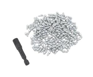 Fabater Clavos para Neumáticos de Nieve, Clavos Sólidos Antideslizantes para Scooters Todoterreno, Motocicletas, 100 Piezas de para Nieve para Neumáticos de Ruedas de Invierno para Bicicletas de