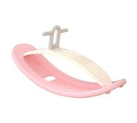 Fabater Columpio de Caballo Mecedora Para Niños, Mesa Mecedora Estable de Hdpe Para Niños Para Exteriores (PINK)