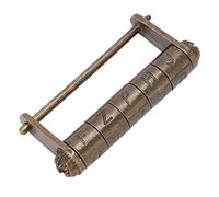 Fabater Combinación de Candado Antiguo Vintage, Cerradura de Contraseña Retro de Aleación de Zinc con Letras en Inglés, Amplia Aplicación para Gabinete, Joyero, Cajón, Regalo