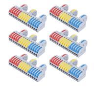 Fabater Conector de Cable de Empalme Terminal Enchufable Compacto para Instalaciones Eléctricas Rápidas y Sencillas