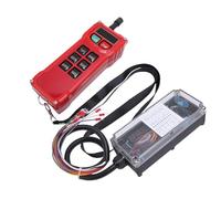 Fabater Control Remoto de Polipasto Eléctrico Impermeable con Rango de Operación de 100 M para Entornos Duros, Absorbedores de Choque 8 Control Importante de Grúa Inalámbrica para Bombas de