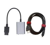 Fabater Convertidor, Adaptador 720P con Cable HD, Compatible con Consola N64 SFC PAL NTSC, Convertidor HDTV a Salida de Pantalla con Conmutador 4:3 16:9