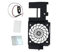 Fabater Cubierta de la Caja del Ventilador para Consola Fat Diseño de Instalación sin Tornillos con Minimización de Ruido y Gestión del Calor ABS Negro 1 Unidad