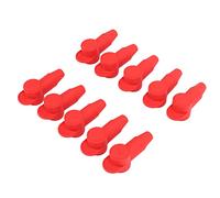 Fabater Cubierta de Terminal de Silicona Roja, Paquete de 10 para Perno de Batería del Alternador, Cable 10-2 AWG, Protector Anticorrosión para Solenoide de Arranque, Uso con Pernos de 3/8 pulg.