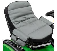 Fabater Cubierta del Asiento del Cortacésped, Protector de Cubierta del Asiento de Oxford a Prueba de Lluvia con Bolsillo Lateral, Topes de Respaldo de Tractor (GRAY)