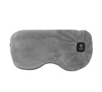 Fabater Cubierta para Ojos con Calefacción Inalámbrica, Almohadilla Eléctrica para Calentar los Ojos con USB, Terapia de Calor Ajustable, Lavable, Portátil para Viajes y Uso Doméstico (GRAY)