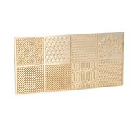 Fabater Cubos de Hielo de Múltiples apuestas: Shell de Marca Marginada de Varios Cubos de Hielo con Cáscara de Diseño para Barra y Colección de Casas, Material de Cobre Premium (D02)