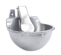 Fabater Cuenco Automático de Agua Potable para Animales, Cuenco de Aleación para Bebedero para Ganado, Dispensador de Riego, Abrevadero de Agua Potable para Aves de Corral