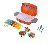 Fabater Destornillador Juguete de Construcción de Bricolaje, Kit de Construcción Educativo para el Desarrollo de Habilidades Prácticas, Proyectos de Ingeniería Stem con Bloques de para Niños de 3