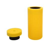 Fabater Dispensador Moderno de Detergente para Platos, Botella Exprimidora de de Silicona Suave, Uso Versátil para Cocina y Baño (Yellow)