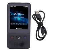 Fabater Dispositivo de Traducción de Idiomas, Soporte de Traducción de Voz Inteligente Bidireccional en Tiempo Real 138 Idiomas 1 GB 8 GB Pantalla Táctil de 2,8 Pulgadas WiFi Bluetooth