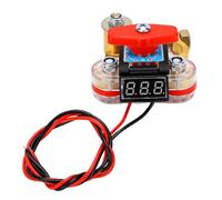 Fabater Disyuntor de Corte de Energía de Batería Digital, Cobre | Protección Giratoria y contra Sobrecarga, Universal Resistente (12 V a 24 V), para Terminales Positivos y Negativos, Coche