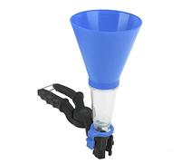 Fabater Embudo de Aceite de Motor, Embudo Automotriz a Prueba de Derrames Manos Libres, Ajuste Universal con Kit de 3 Piezas para Automóvil (BLUE)