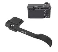 Fabater Empuñadura para el Pulgar con Tapa para la Zapata de Accesorios Empuñadura para el Pulgar con Tapa para la Zapata de Accesorios para la Cámara A6700 Aleación (Black)