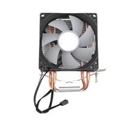 Fabater Enfriador de CPU, Tubo de Calor Dual 48CFM 18dBA Operación Silenciosa Ventilador de Rodamiento Hidráulico Ventilador de Enfriamiento de CPU, Enfriador de Universal con Soporte Paquete de